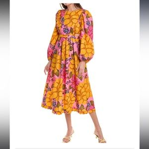 FARM Rio Flowers Garden Midi Dress
Size: S